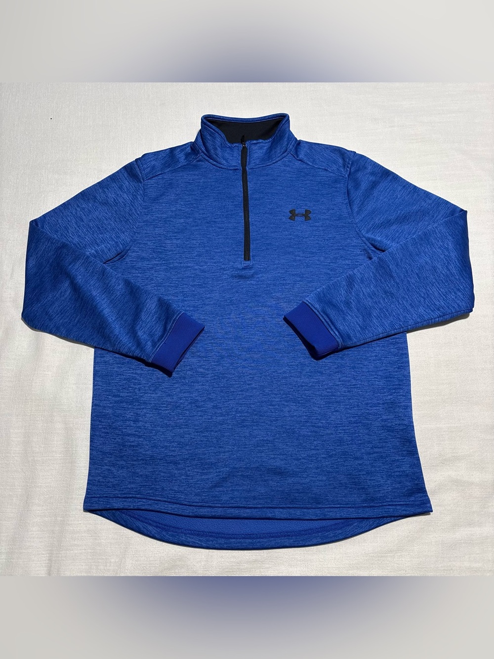 Men’s Under Armour Coldgear Fleece 1/2 Zip Pullover | Blue | Sz Medium | 1320745